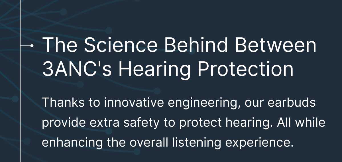 The Science Behind Between 3ANC's Hearing Protection