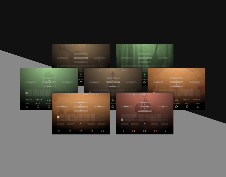 Evolution Series - Colors - Bowed Textures Collection