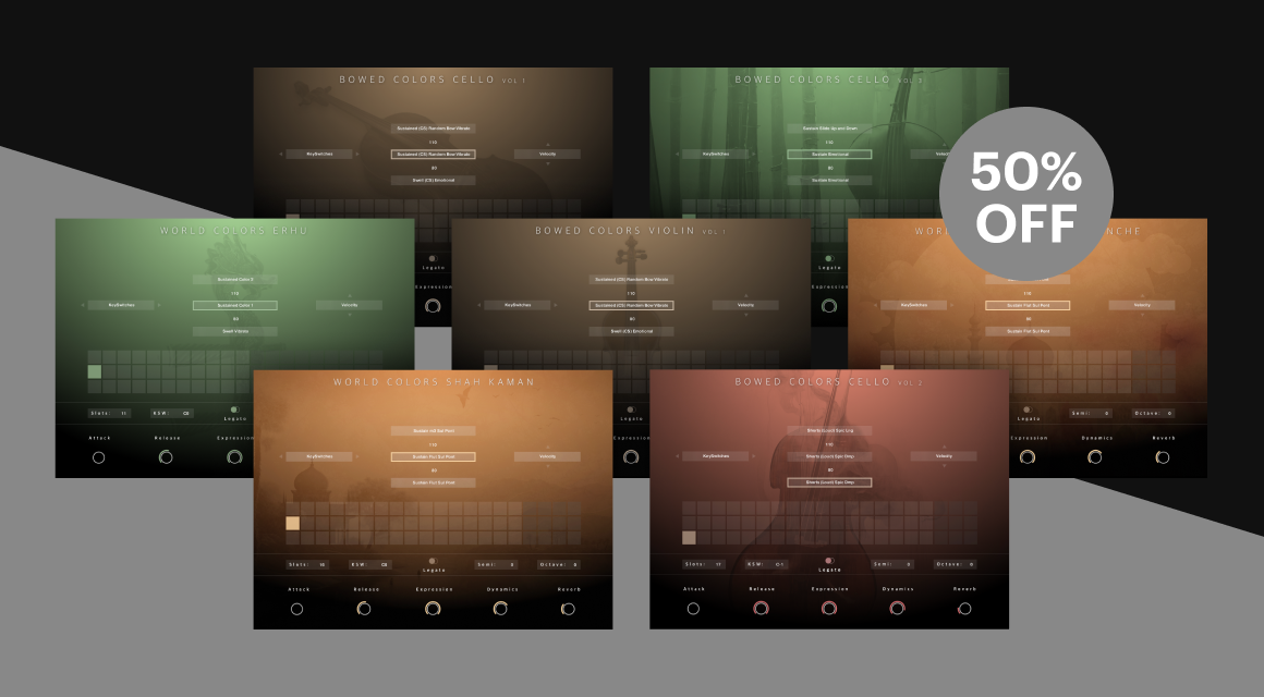 Colors – Bowed Textures