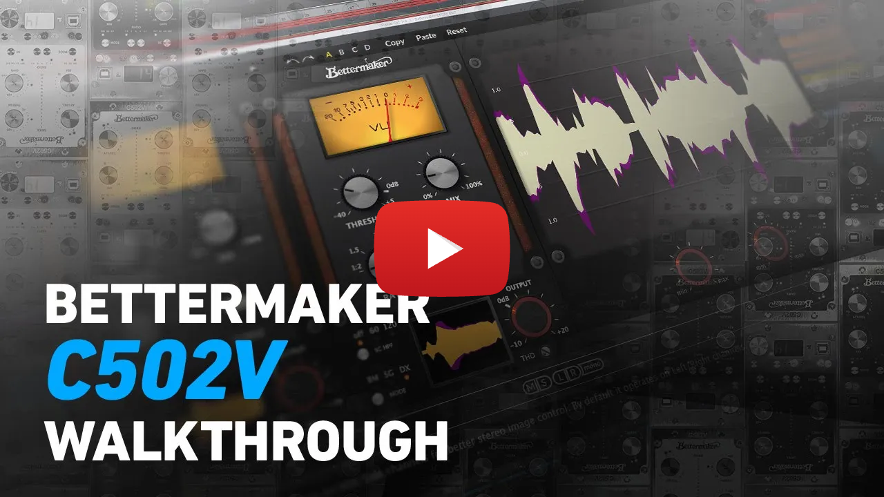 Bettermaker C502V - Walkthrough | Plugin Alliance